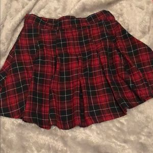 Plaid skirt